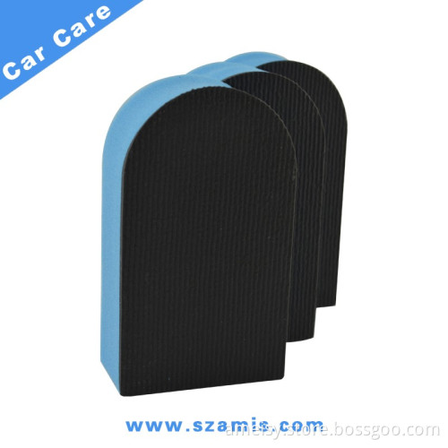 China Manufacturer Car Wash Magic Aluminum Nano Clay sponge Polishing Wax Applicator Pads for Car
